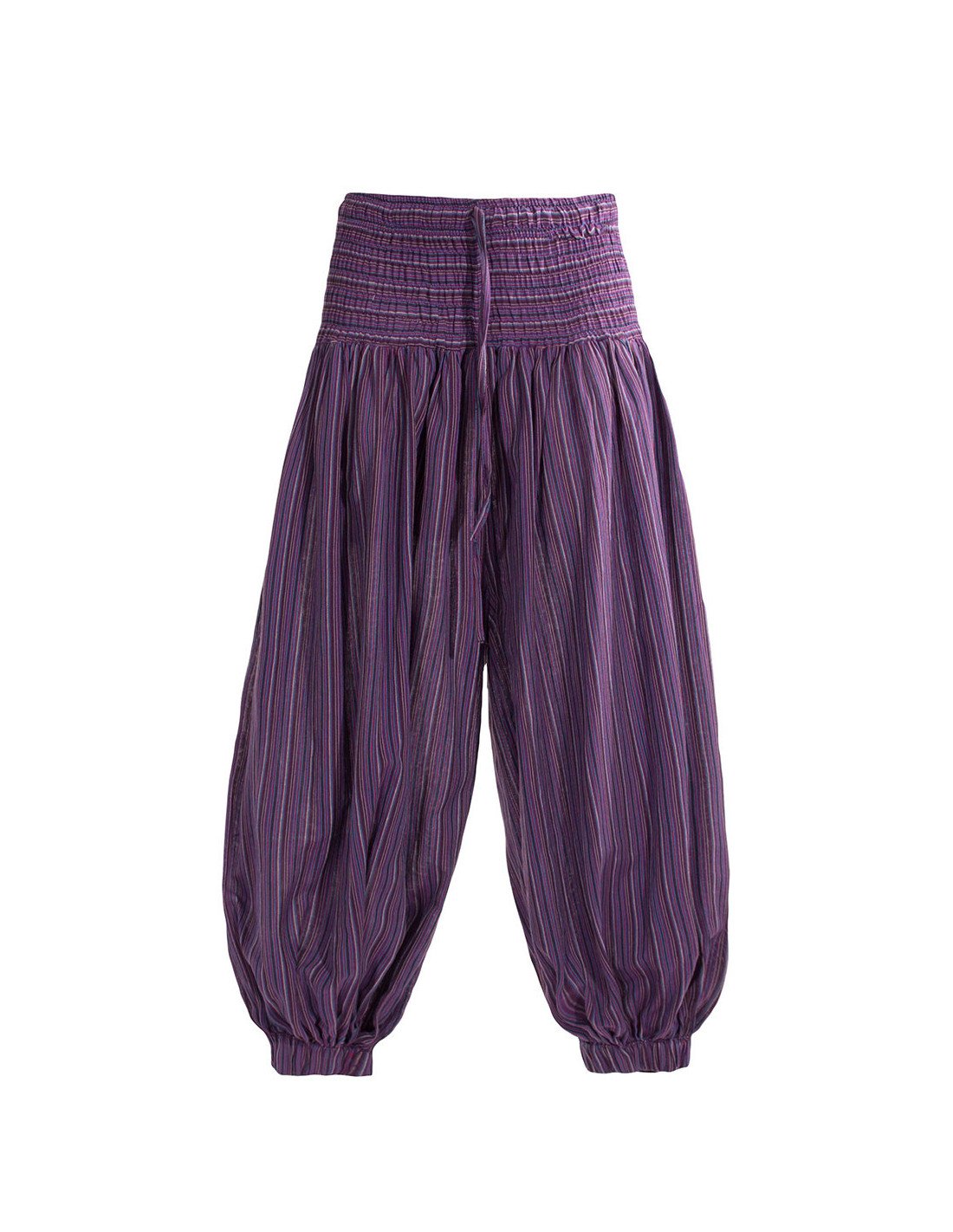 Pantalon sarouel ethnique rayé  Boho  Yoga Pants