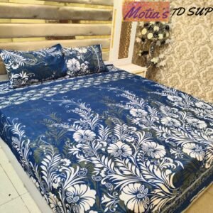 Draps de lit à 100% en pur coton avec taie d’oreiller