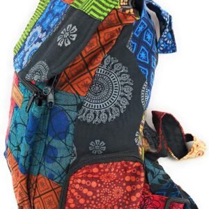 Macha Patch Sac à dos patchwork coton pour femme