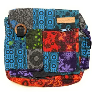 Sac patchwork Macha en coton pour femme, style ethnique indien