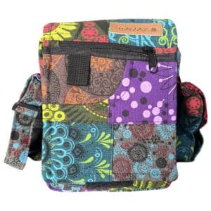 Sac Bandoulière Femme Coton Ethnique Patchwork Boho