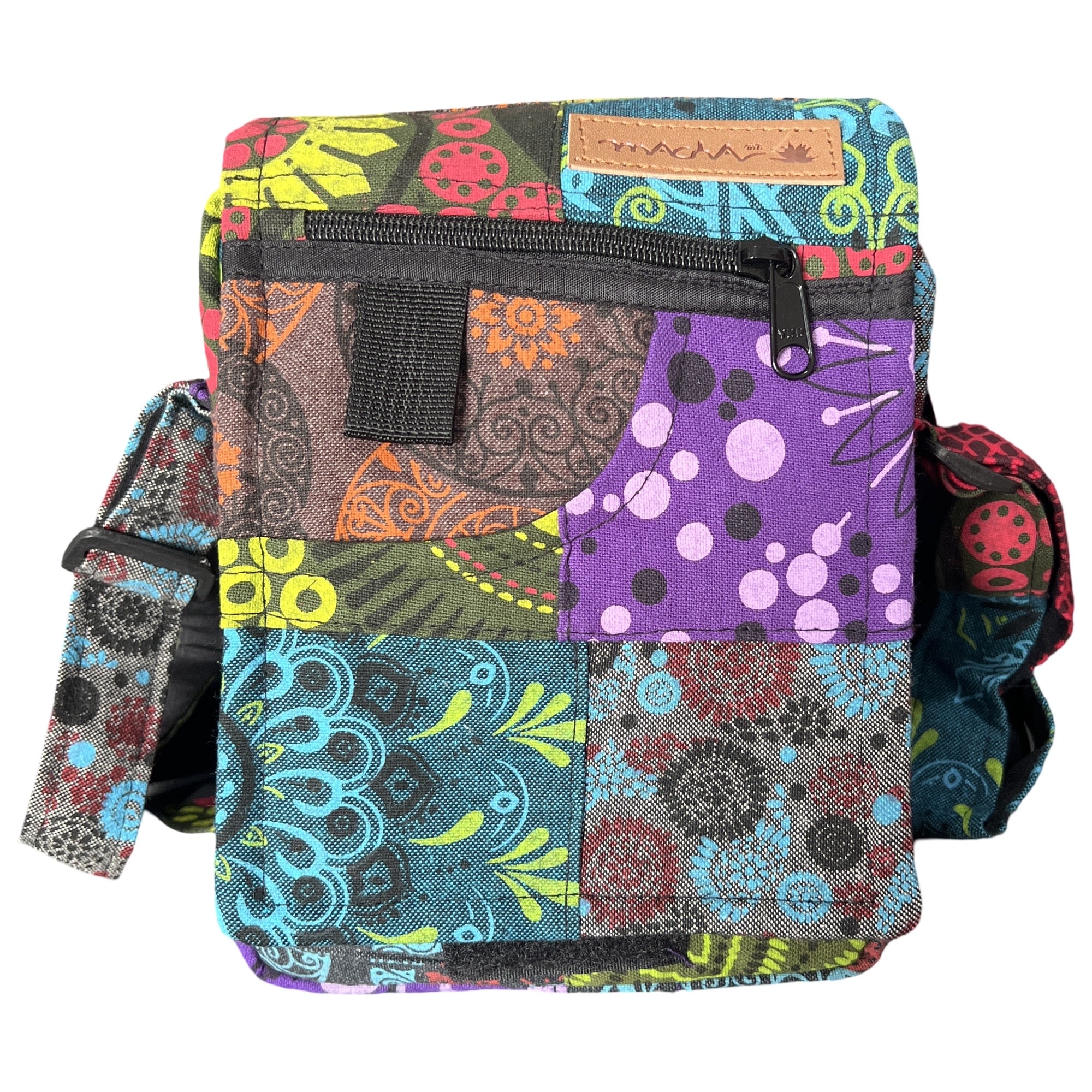 Sac Bandoulière Femme Coton Ethnique Patchwork Boho