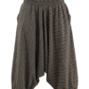 Pantalon sarouel ethnique à rayures