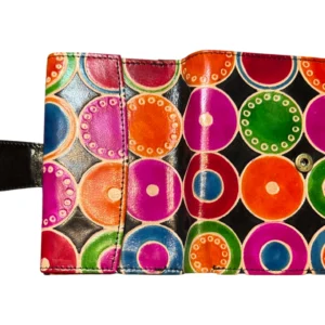 Portefeuille Ethnique Style Indien Femme Petit en Format