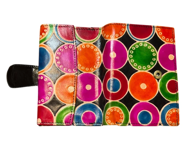 Portefeuille Ethnique Style Indien Femme Petit en Format