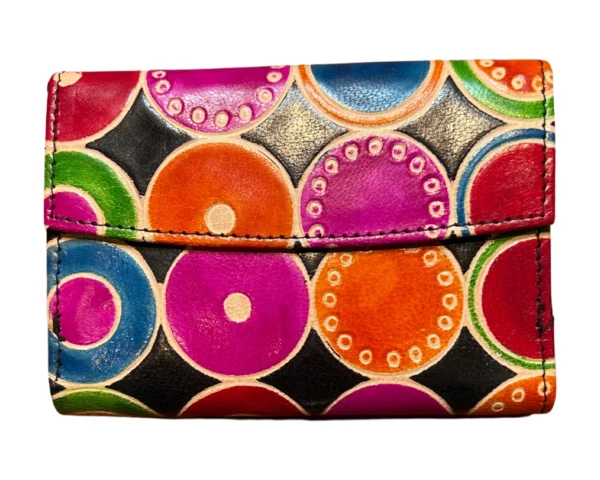 Portefeuille Ethnique Style Indien Femme Petit en Format