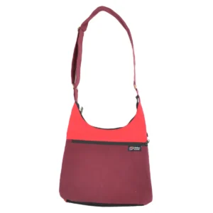 sac à main femme imprimé coton rouge