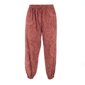 Pantalon de détente bohème imprimé mandala – Unisexe, coupe ample