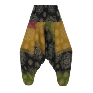 Sarouel Bohème – Pantalon Harem Unisexe à Imprimé Mandala Yoga Hippie