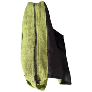 Sac Macha bandoulière en chanvre bio – Motif Mandala & Arbre de Vie