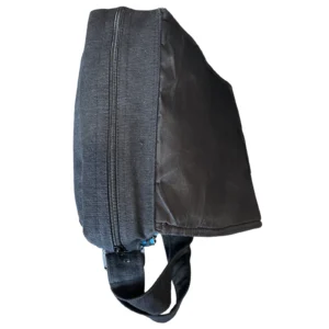 Sac bandoulière ethnique en coton avec arbre de vie brodé – Bleu & Noir