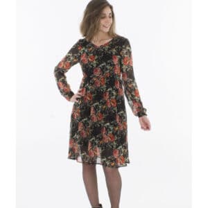 Robe Coline Fleurie en Mousseline – Élégante et Féminine