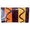 Portefeuille Femme en Cuir Véritable Multicolore