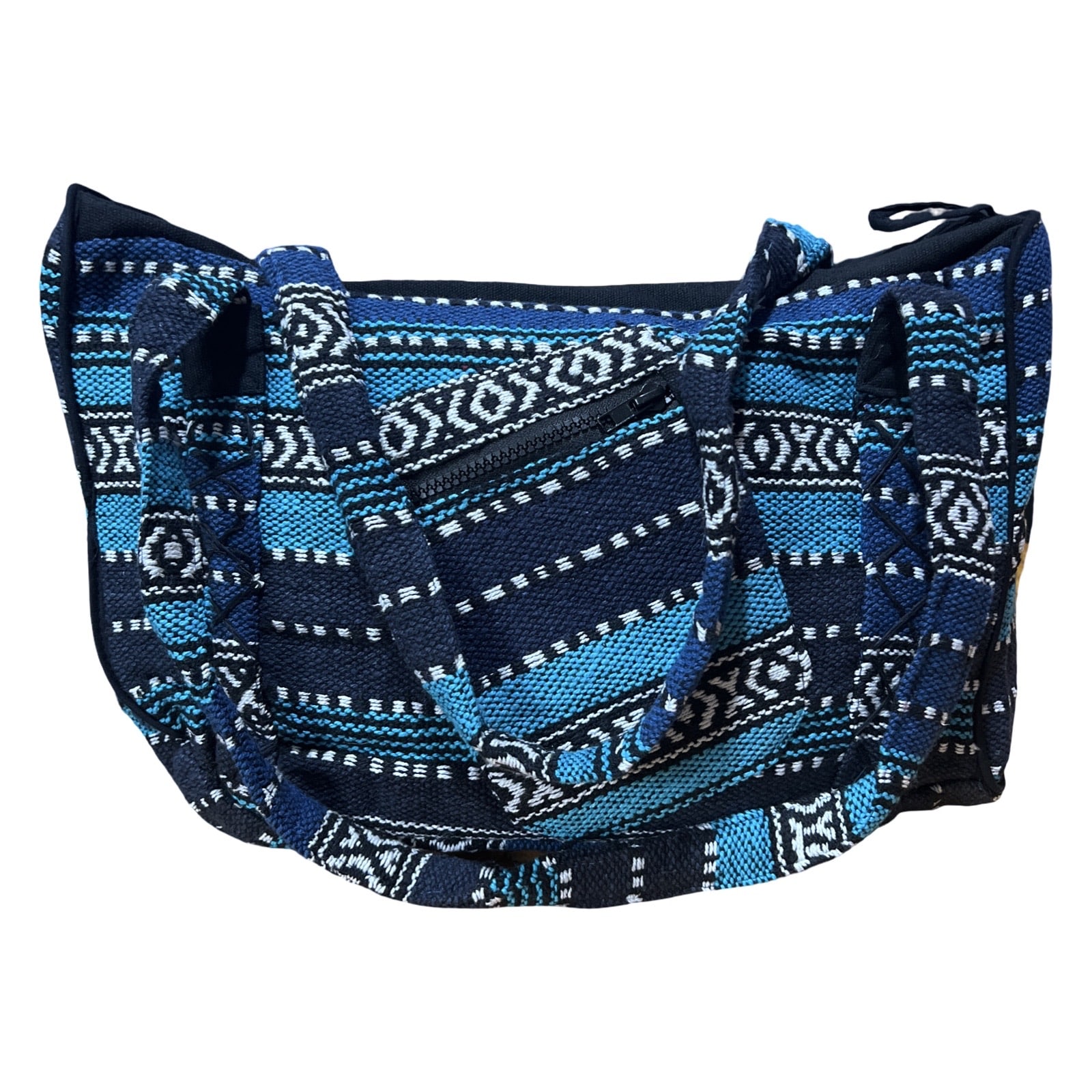 Sac de Voyage Ethnique en Tissu Tissé