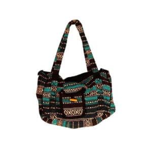 Sac de Voyage Ethnique en Tissu Tissé