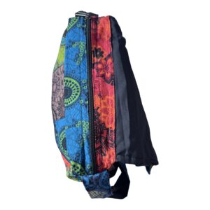 Sac Bandoulière Patchwork Bohème en Coton – Besace Ethnique Multicolore