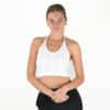 Top Halter Bohème en Viscose - Blanc