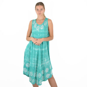 Robe Bohème Tie and Dye en Viscose