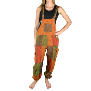 Salopette Patchwork Style Hippie
