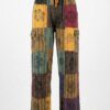 Pantalon Patchwork Hippie Bohème en Coton