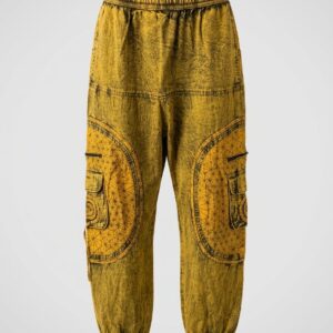 Pantalon Cargo Éthnique Baggy Style Boho