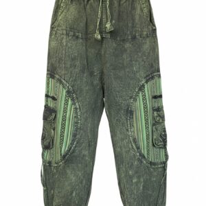 Pantalon Cargo Éthnique Baggy Style Boho